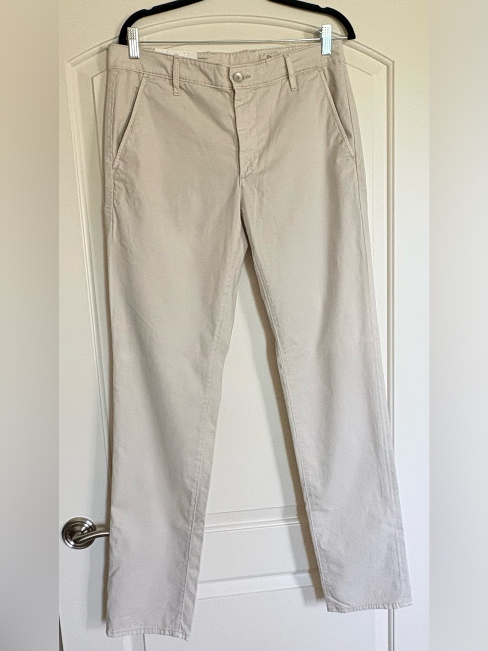 Ag Adriano Goldschmied Men's Chinos in Light Beige